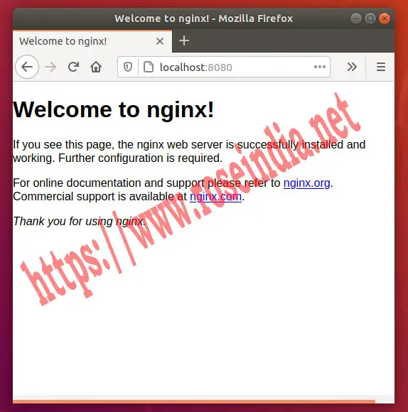 Nginx Running on Docker Hub