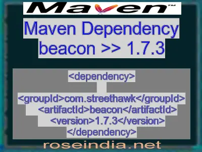 Maven dependency of beacon version 1.7.3