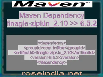 Maven dependency of finagle-zipkin_2.10 version 6.5.2