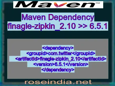 Maven dependency of finagle-zipkin_2.10 version 6.5.1