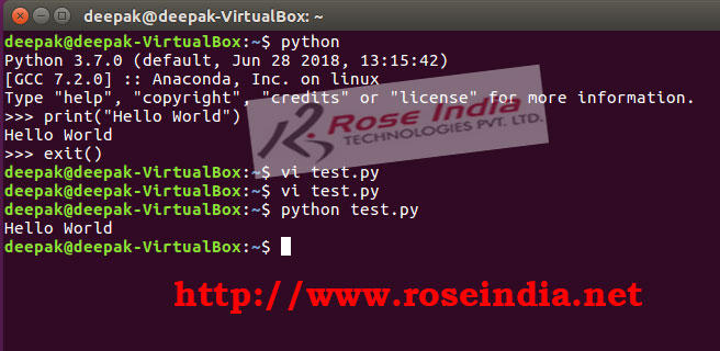 Running python code in file from command line