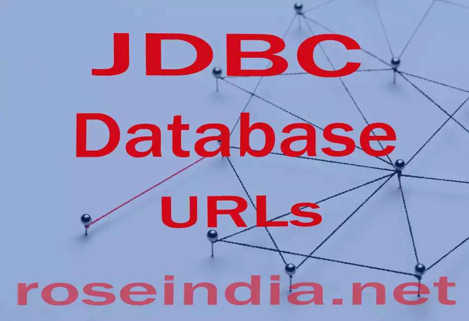 JDBC Database URLs