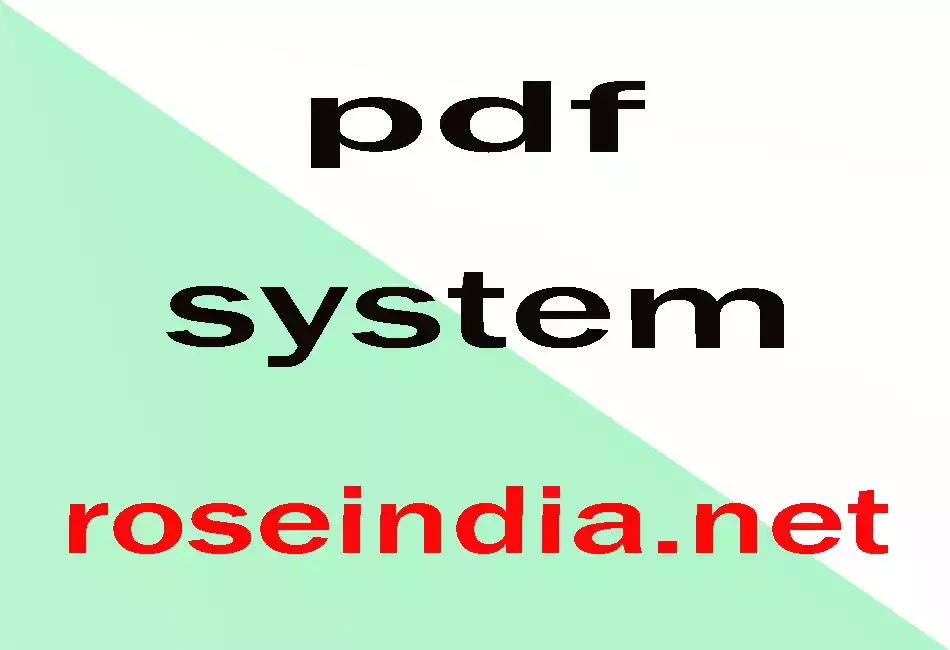 pdf system