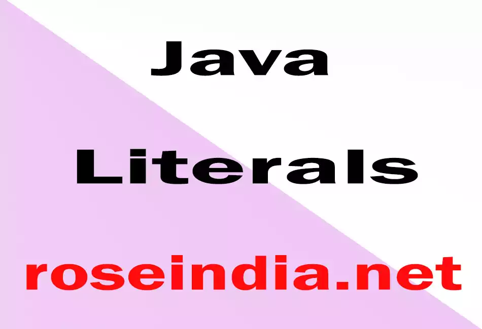 Java Literals