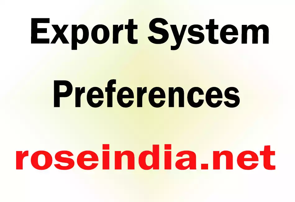 Export System Preferences
