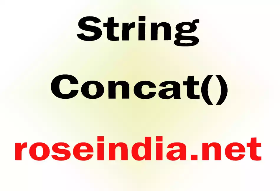 String Concat()