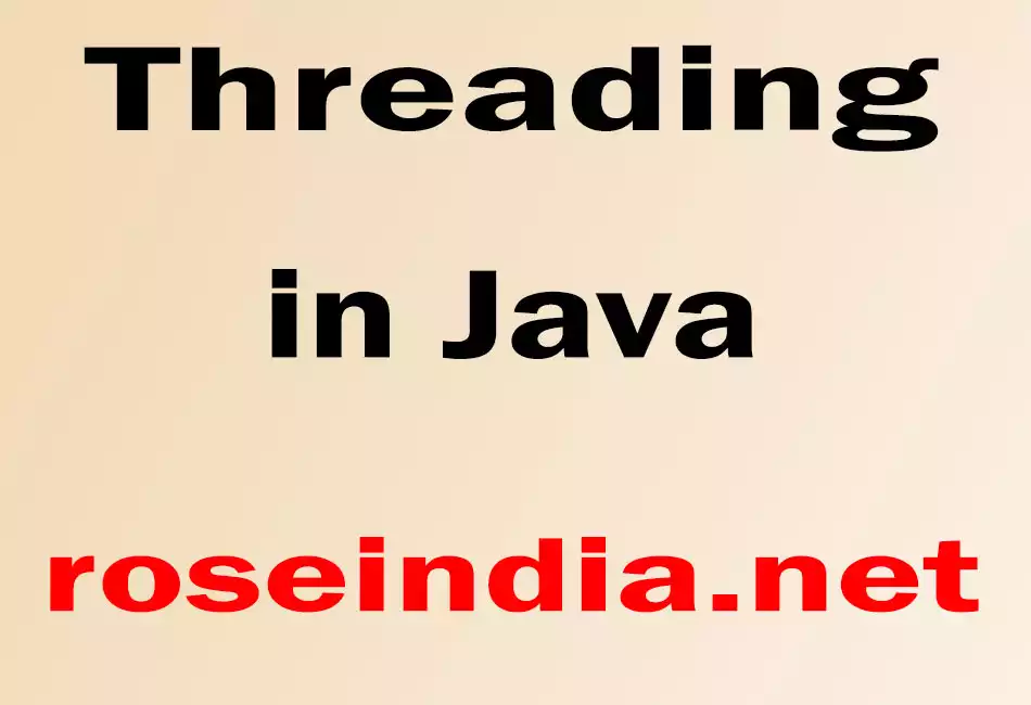 Threading in Java