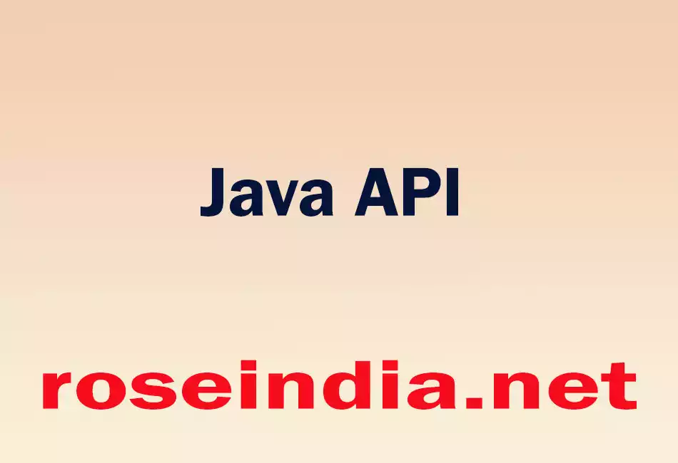 Java API