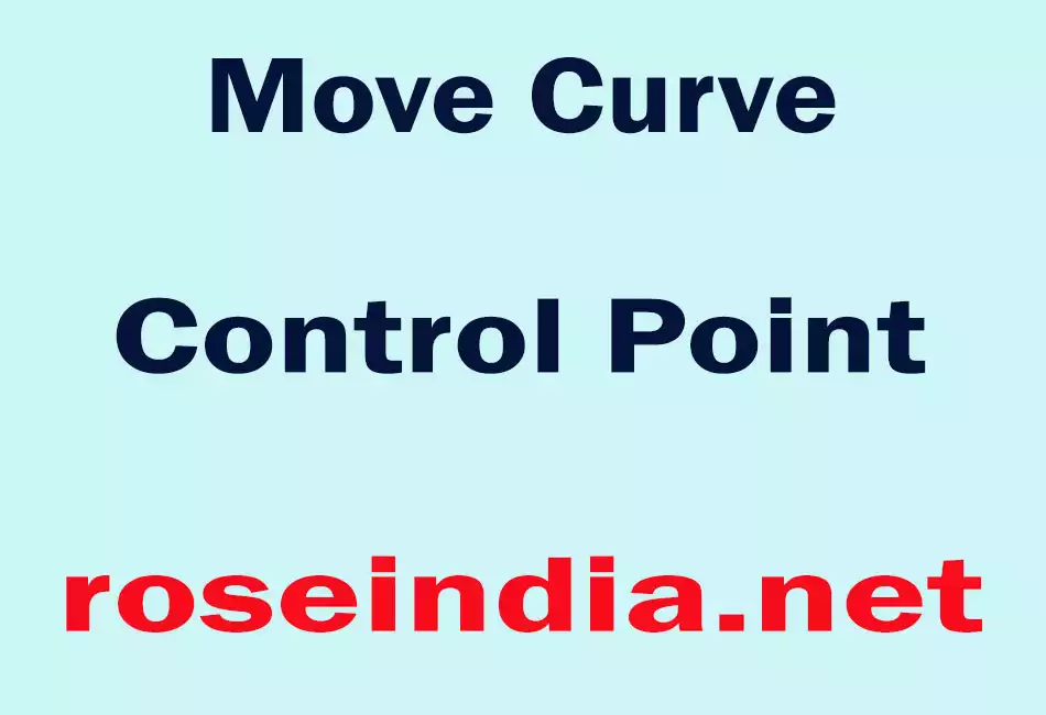 Move Curve Control Point