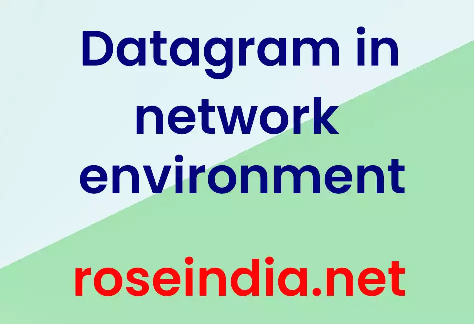 Datagram in network environment