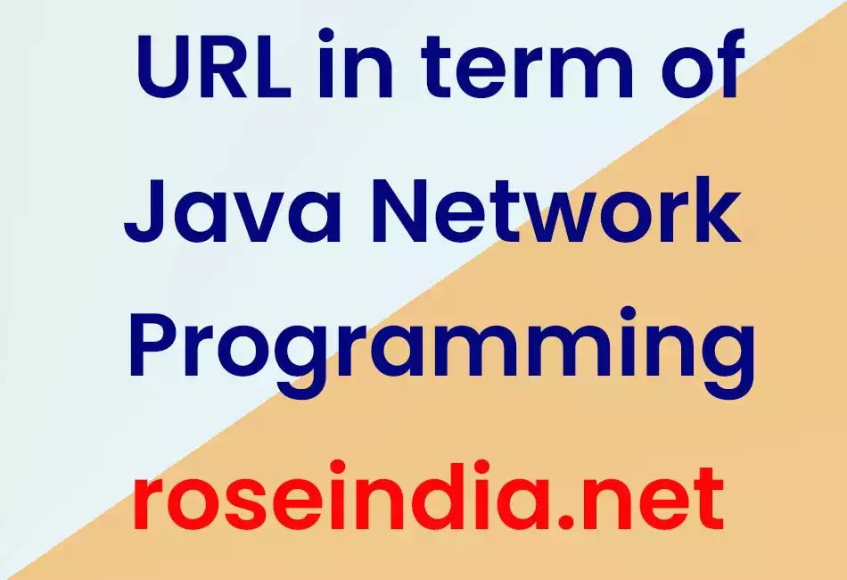 URL in term of Java Network Programming