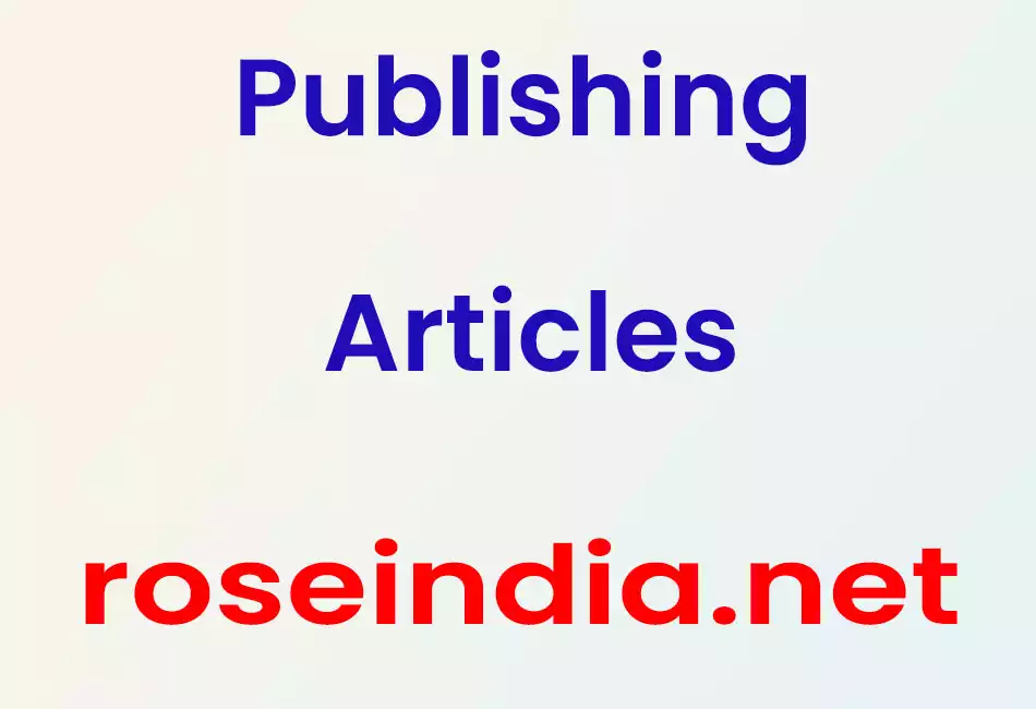 Publishing Articles