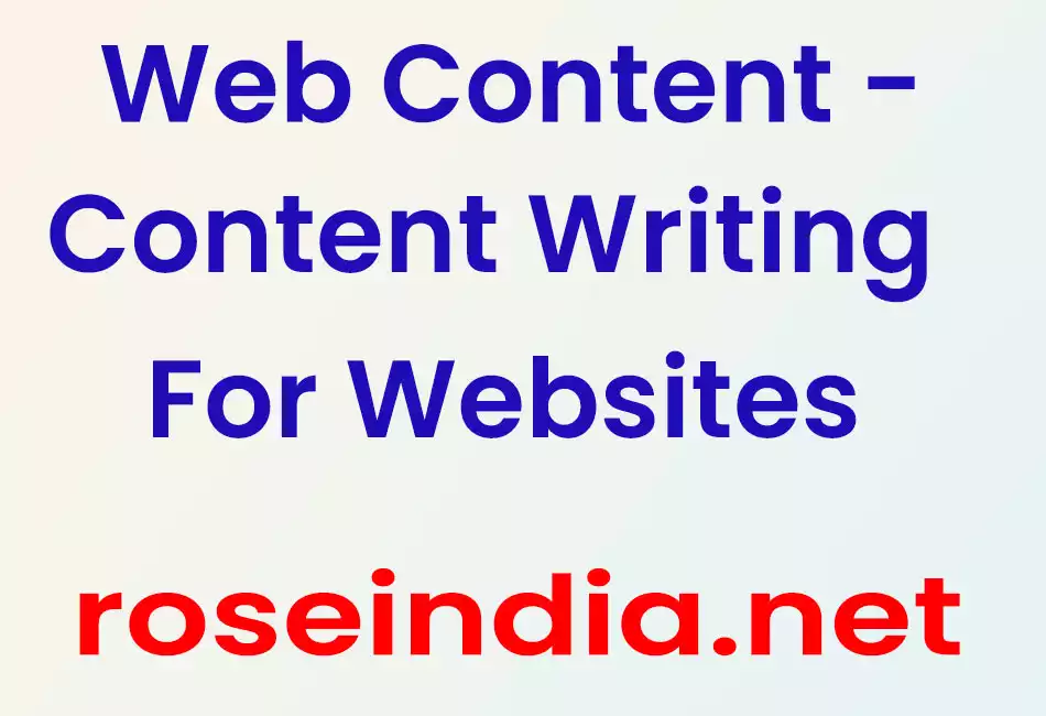 Web Content - Content Writing For Websites