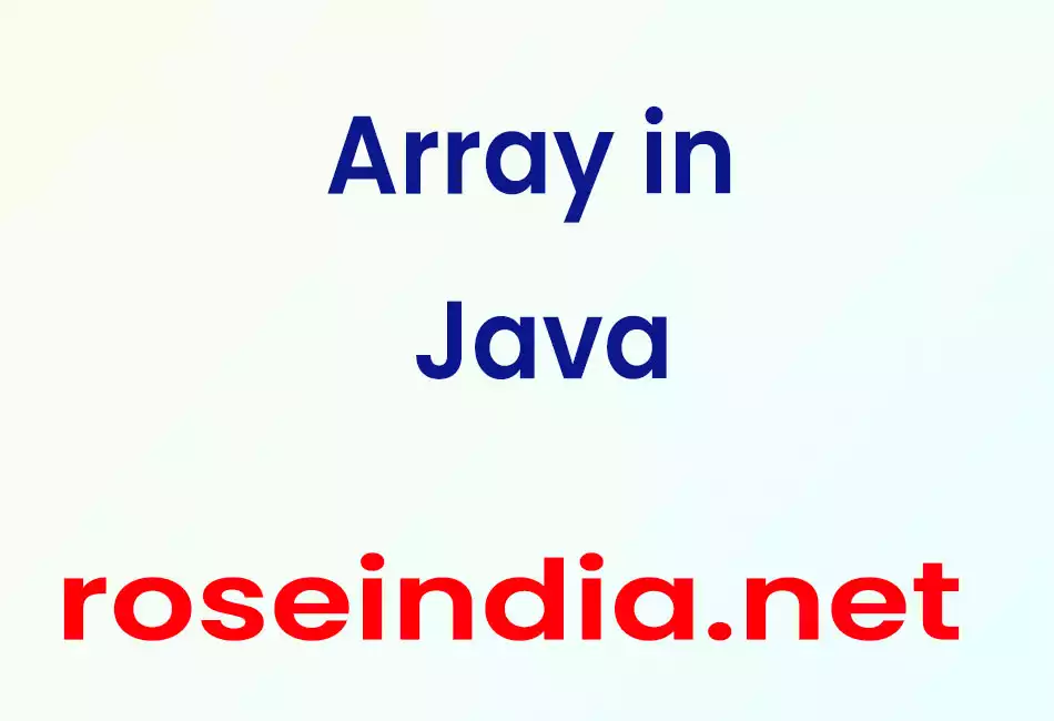 Array in Java