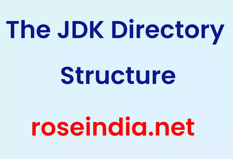 The JDK Directory Structure