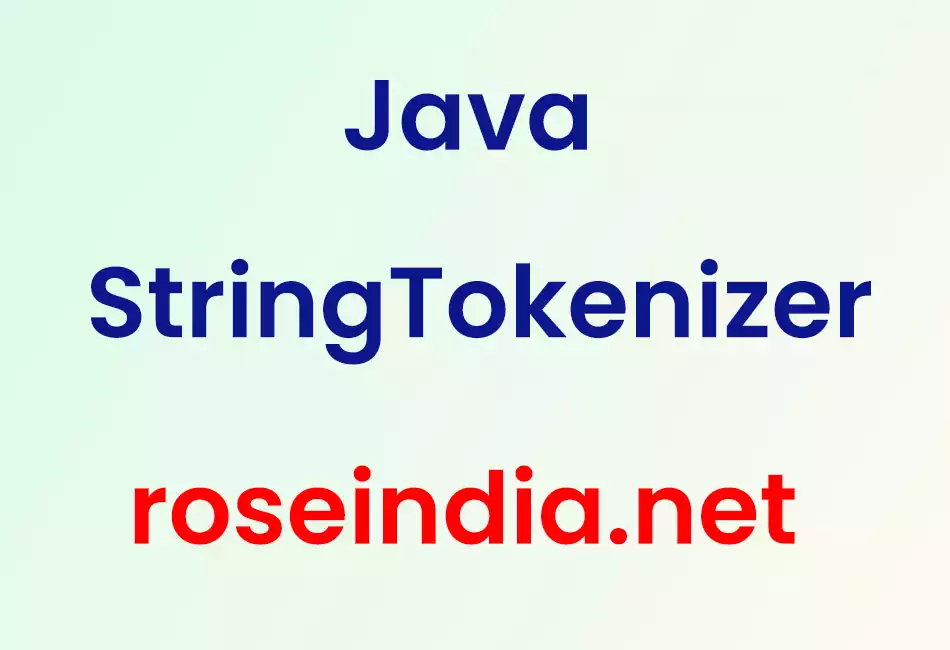 Java StringTokenizer