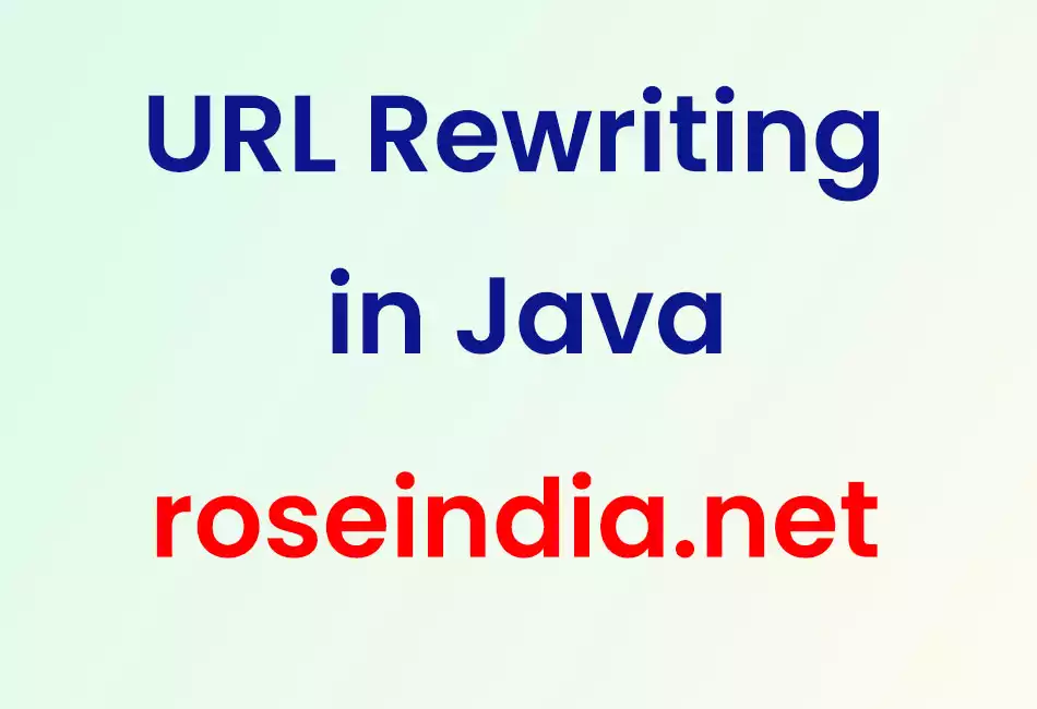URL Rewriting in Java