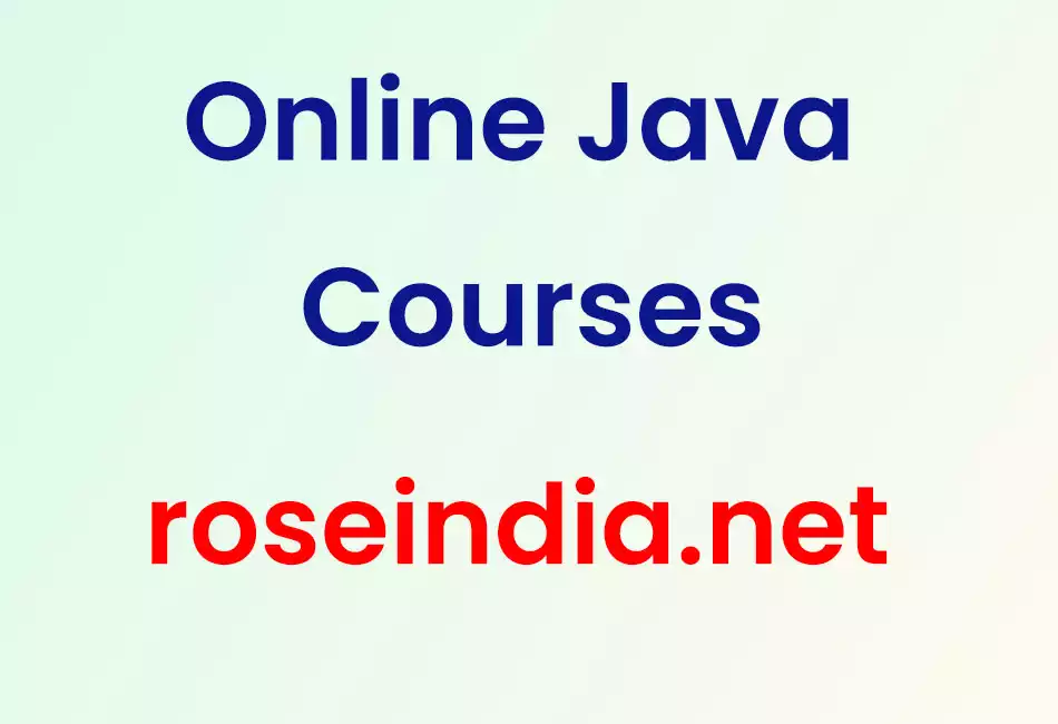 Online Java Courses