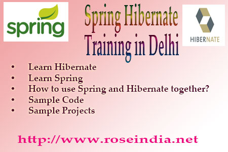 Spring and Hibernate Training in Delhi 