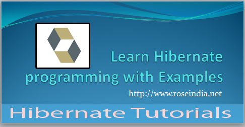 Learn Hibernate programming with Examples