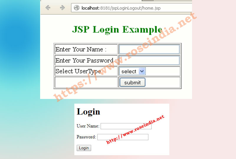 What is the use of Login Page?