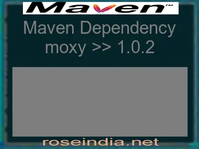 Maven dependency of moxy version 1.0.2