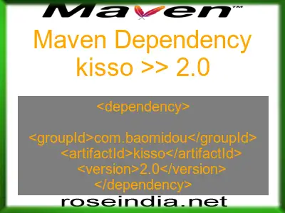 Maven dependency of kisso version 2.0