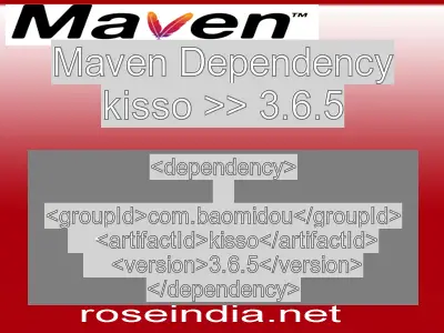 Maven dependency of kisso version 3.6.5