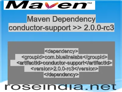 Maven dependency of conductor-support version 2.0.0-rc3