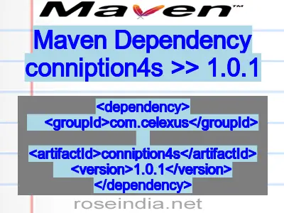 Maven dependency of conniption4s version 1.0.1