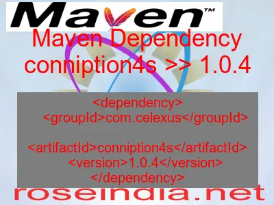 Maven dependency of conniption4s version 1.0.4