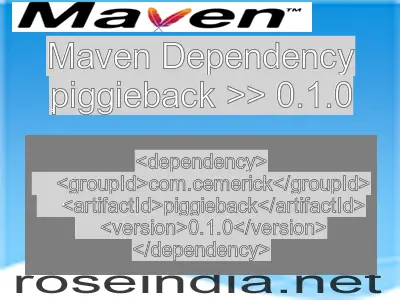 Maven dependency of piggieback version 0.1.0