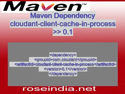 Maven dependency of cloudant-client-cache-in-process version 0.1