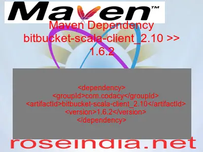 Maven dependency of bitbucket-scala-client_2.10 version 1.6.2