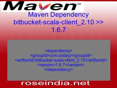 Maven dependency of bitbucket-scala-client_2.10 version 1.6.7