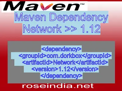 Maven dependency of Network version 1.12