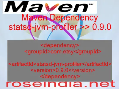 Maven dependency of statsd-jvm-profiler version 0.9.0