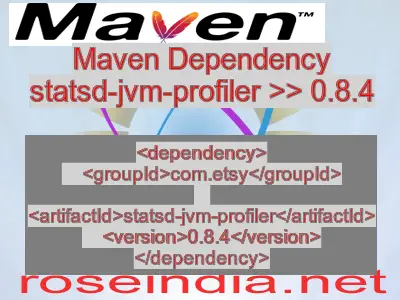 Maven dependency of statsd-jvm-profiler version 0.8.4