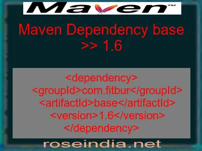 Maven dependency of base version 1.6