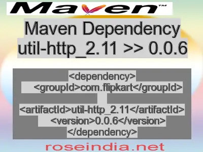 Maven dependency of util-http_2.11 version 0.0.6