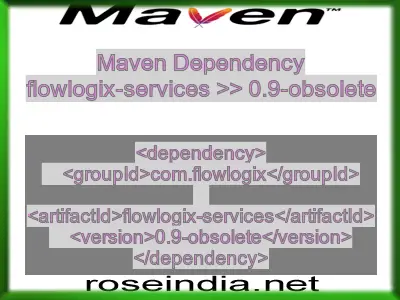 Maven dependency of flowlogix-services version 0.9-obsolete