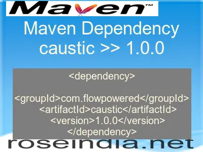 Maven dependency of caustic version 1.0.0