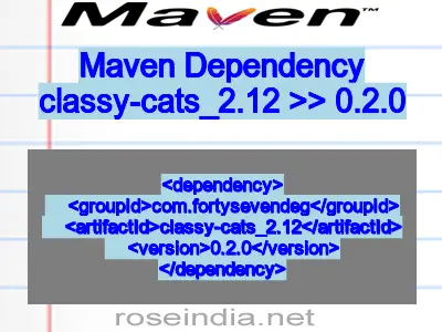 Maven dependency of classy-cats_2.12 version 0.2.0