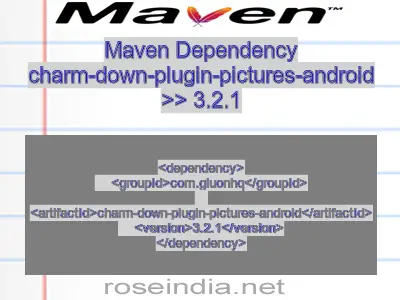 Maven dependency of charm-down-plugin-pictures-android version 3.2.1