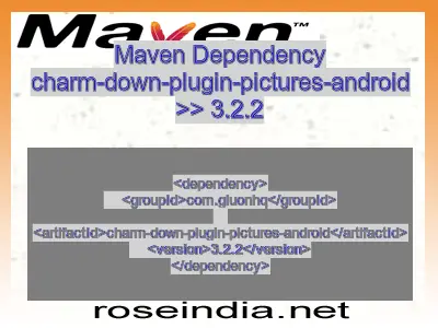 Maven dependency of charm-down-plugin-pictures-android version 3.2.2