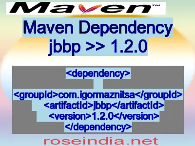 Maven dependency of jbbp version 1.2.0