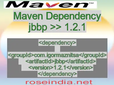 Maven dependency of jbbp version 1.2.1