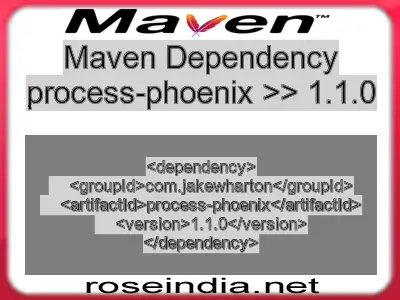 Maven dependency of process-phoenix version 1.1.0