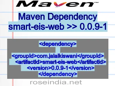 Maven dependency of smart-eis-web version 0.0.9-1