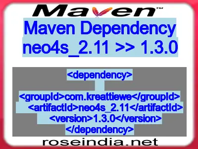 Maven dependency of neo4s_2.11 version 1.3.0